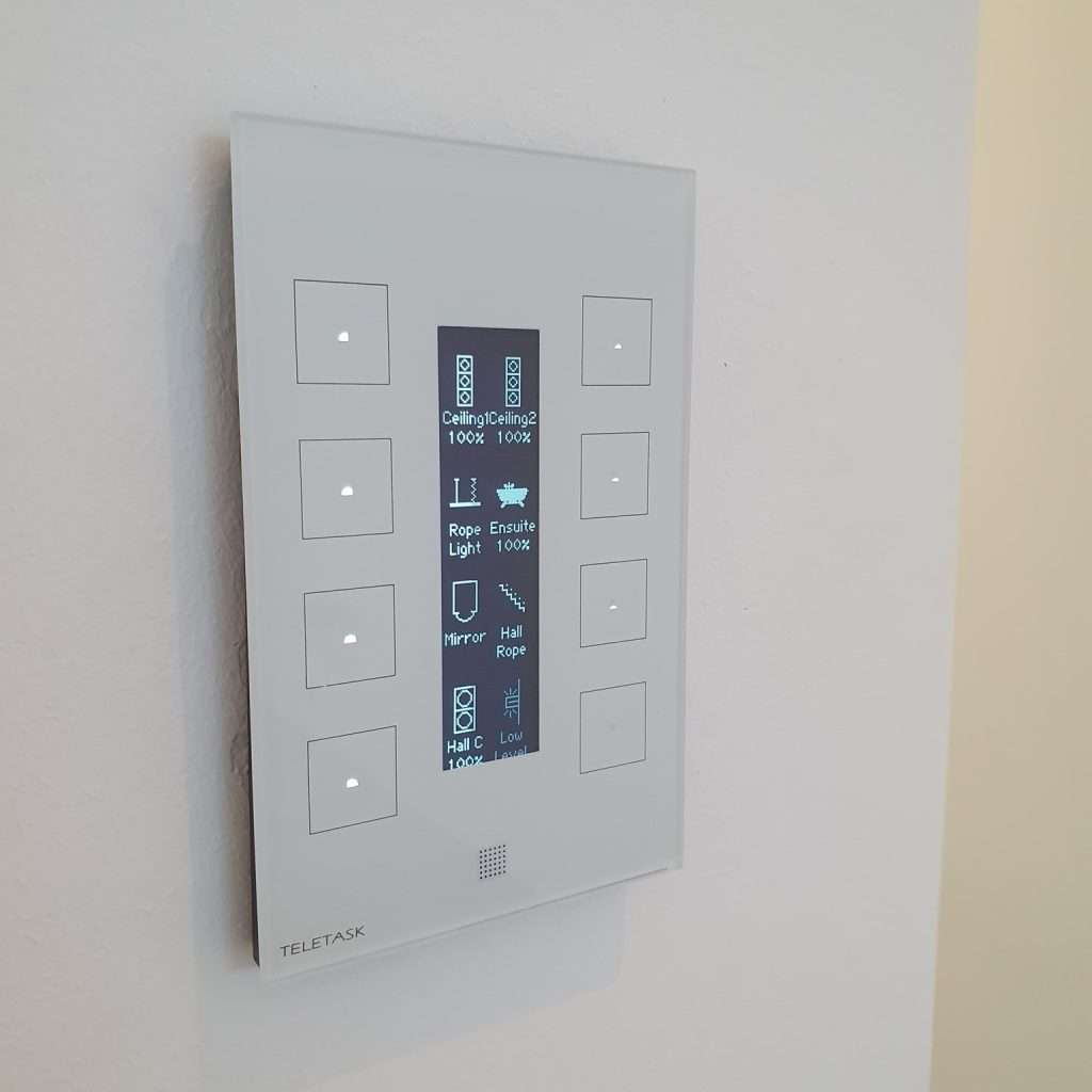 Apartment climate and lighting interface