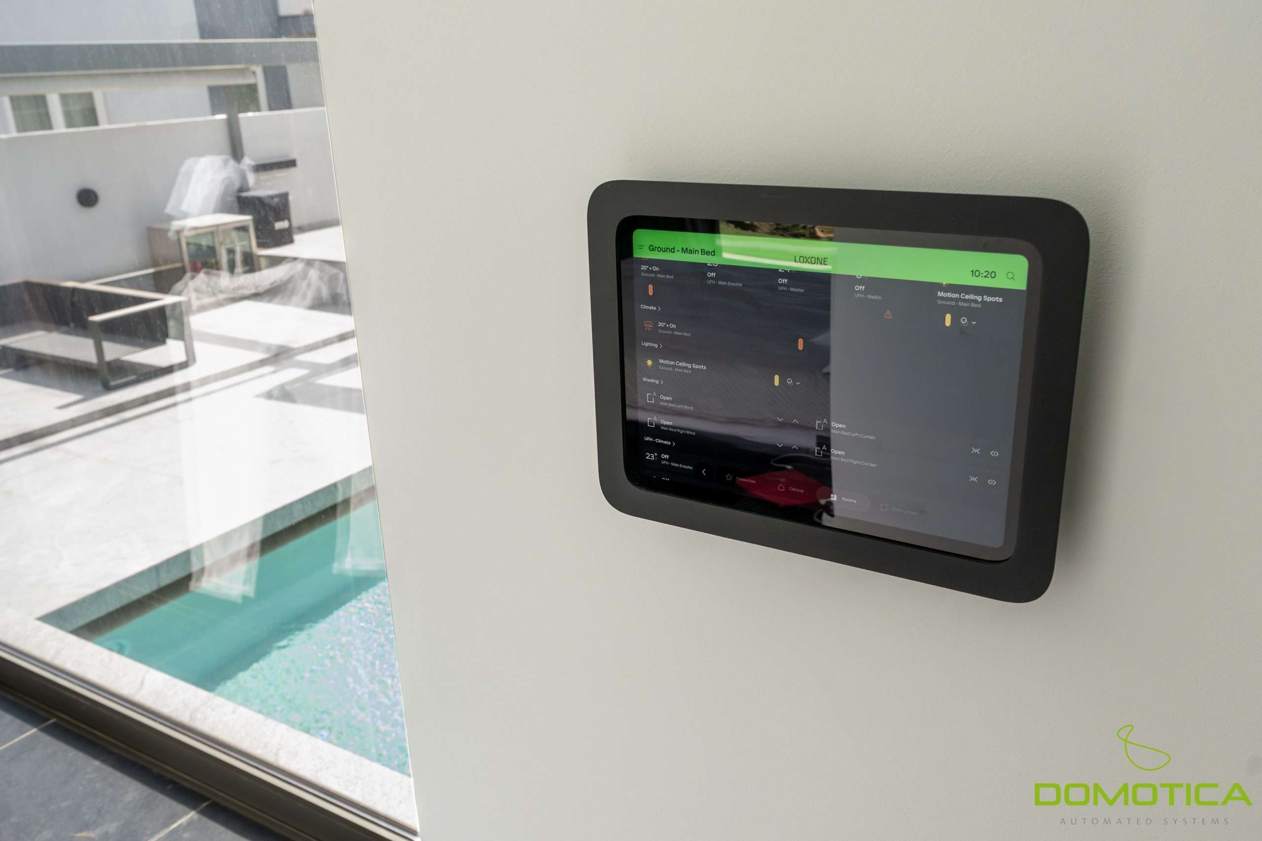 Luxury villa with integrated home automation