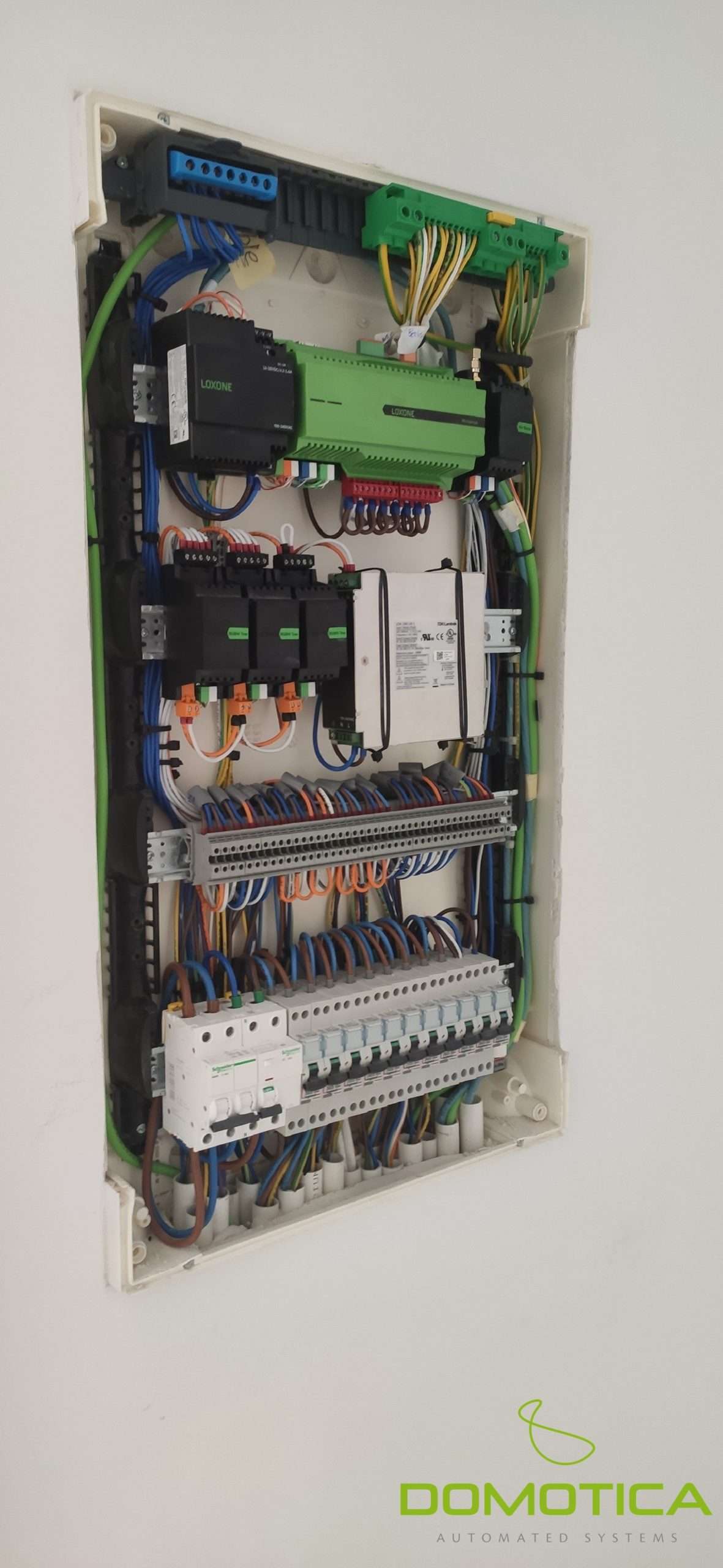 Apartment Loxone control cabinet